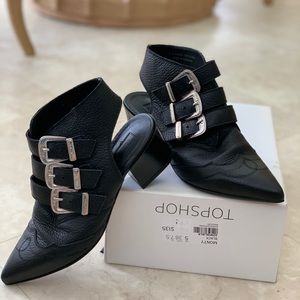 What: Booties 
Brand: Topshop 
Size: European 38